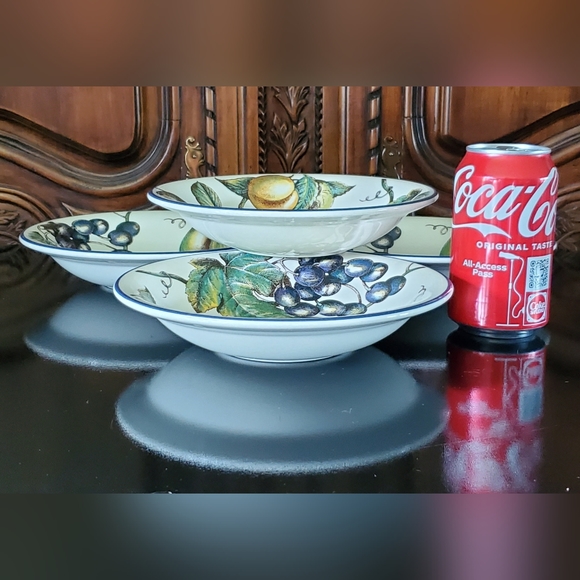 (4) "Macintosh" Pier 8 1/2" Coupe Bowls by England 🇬🇧 Angleterre (Retired) - Picture 2 of 9